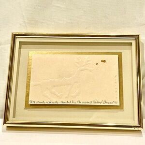 1986 TRAVELS OF BEAUTY WOODBLOCK EMBOSSED PRINT DARYL HOWARD SIGNED NUMBERED